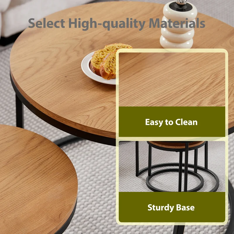 Table basse Marion — style nordique