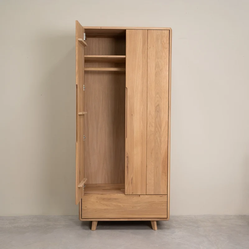 Armoire à 2 portes en bois massif Sweden | NordicStory