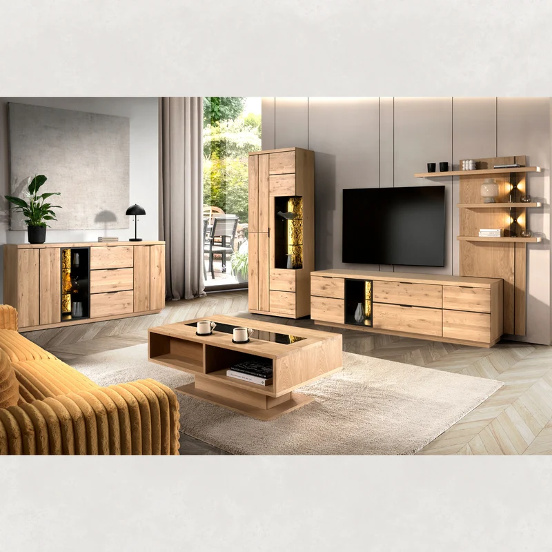 Meuble TV en chêne NAPOLI 31 | LoftStory