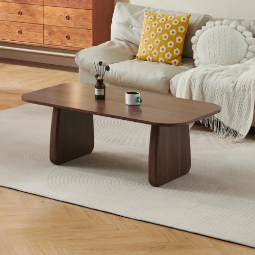 Table basse - Effet noyer - Helen