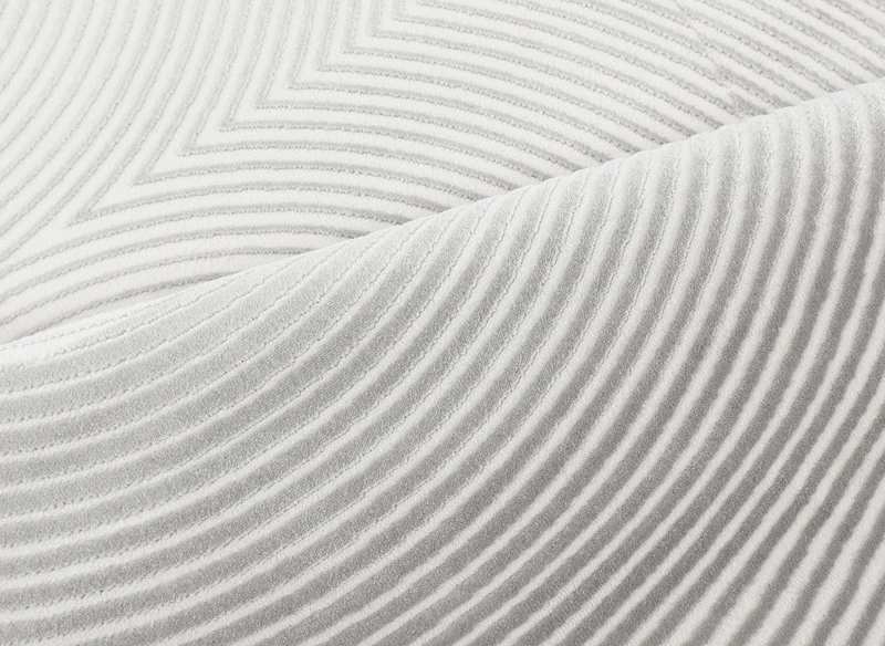 Tapis gris à motifs ronds 200 x 290 cm UTAH