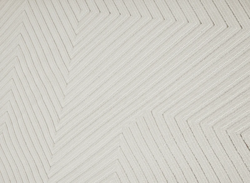 Tapis blanc écru à losanges beiges 160 x 230 cm ROUBY