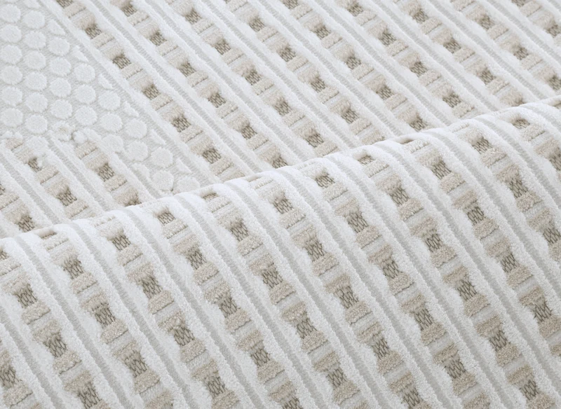 Tapis gris à motifs graphique 200 x 290 cm SIRMA
