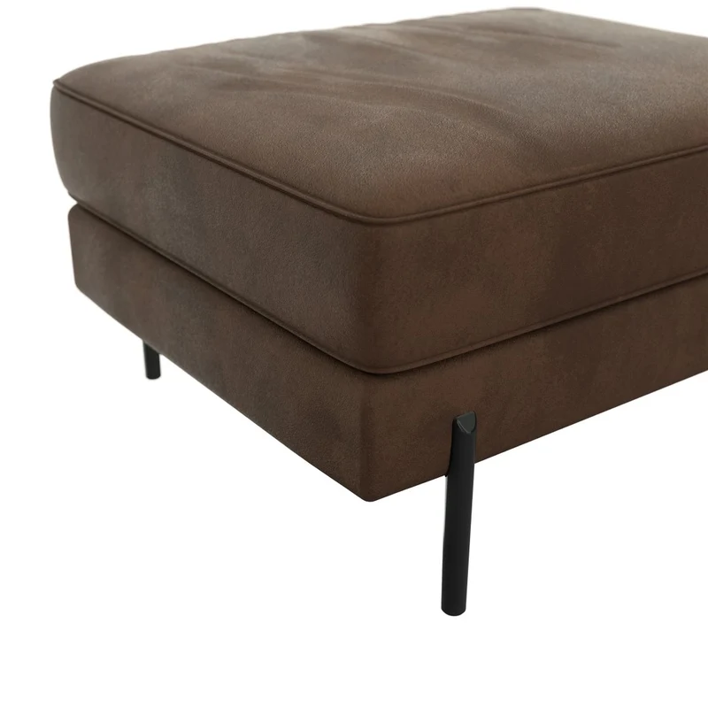 Pouf JUSTIN Vintage vieilli