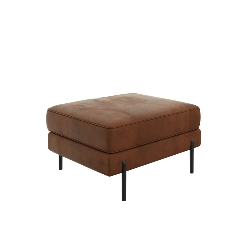 Pouf JUSTIN Vintage vieilli