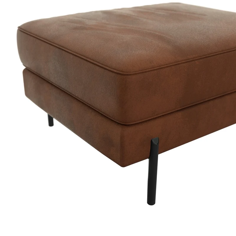 Pouf JUSTIN Vintage vieilli