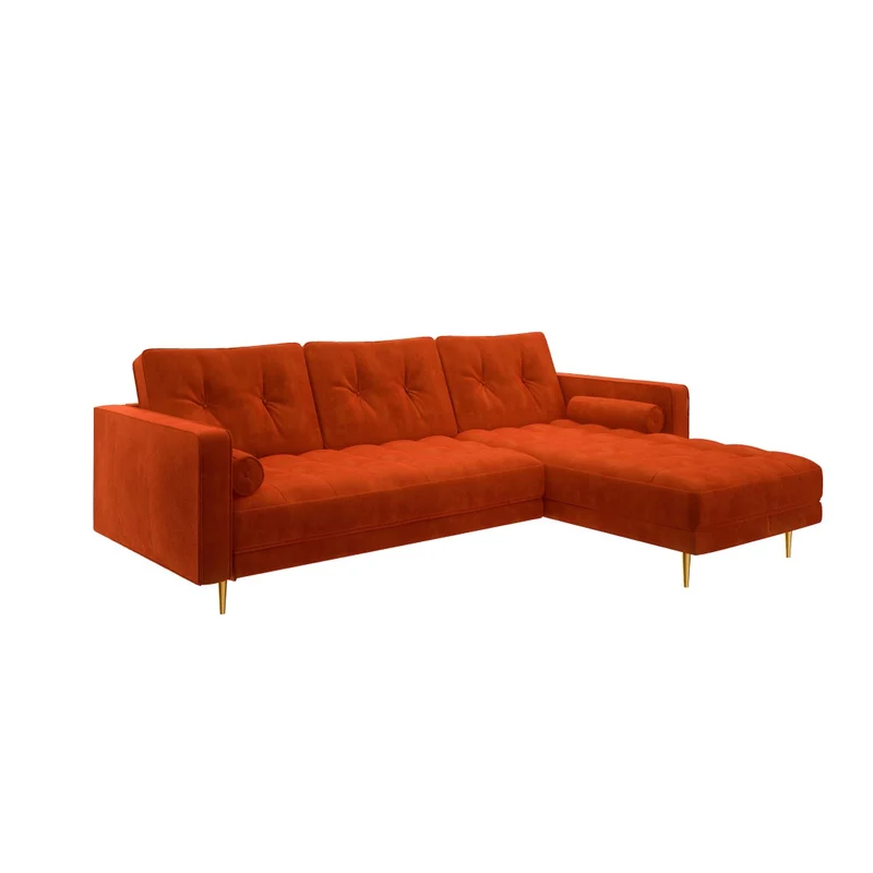 Canapé grand angle droit JOSEF Velours