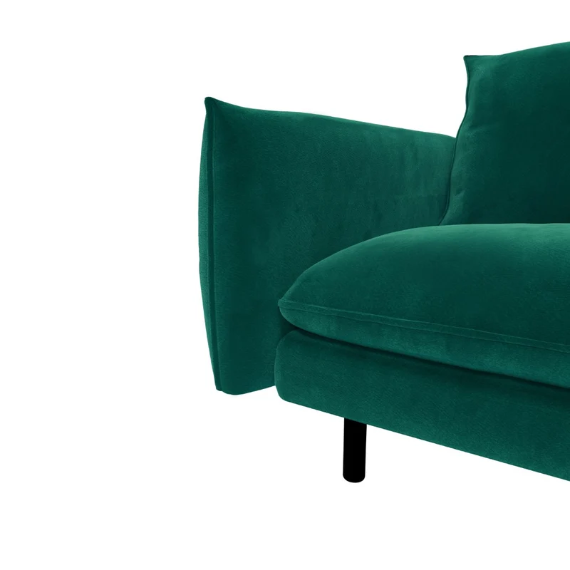 Canapé d'angle droit ISAK Velours