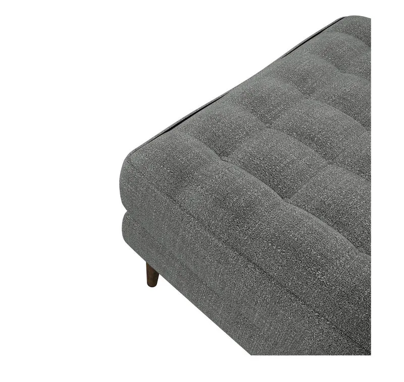 Pouf JAKOB Tissu tramé