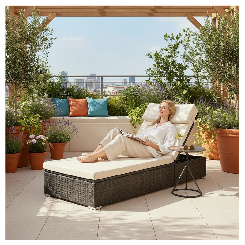 Fauteuil lit modulable convertible flanelle noir 83x83x83cm ECHOANA