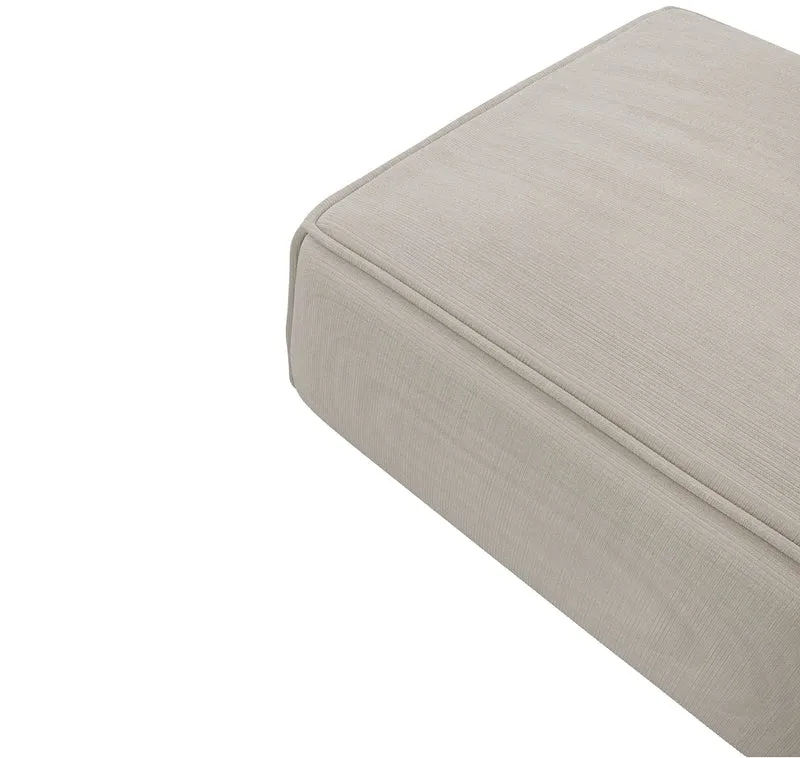 Pouf ROLF Velours côtelé