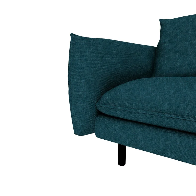 Canapé grand angle gauche ISAK Tissu tramé