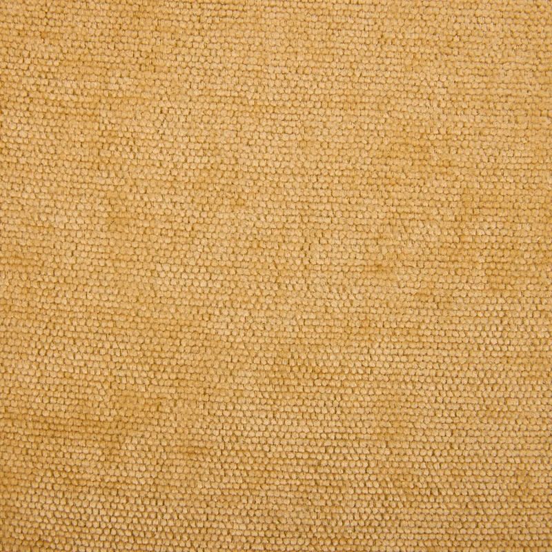 Fauteuil en chenille jaune moutarde 67,5x69x74,5cm CRESCENTELLE