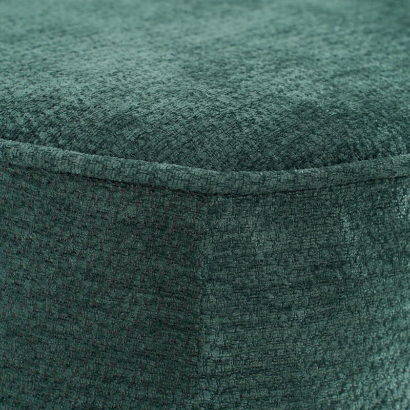 Canapé d'angle XXL L-Form modulable 264cm en chenille vert, profond, sans montage, confort moelleux BIOLOGY