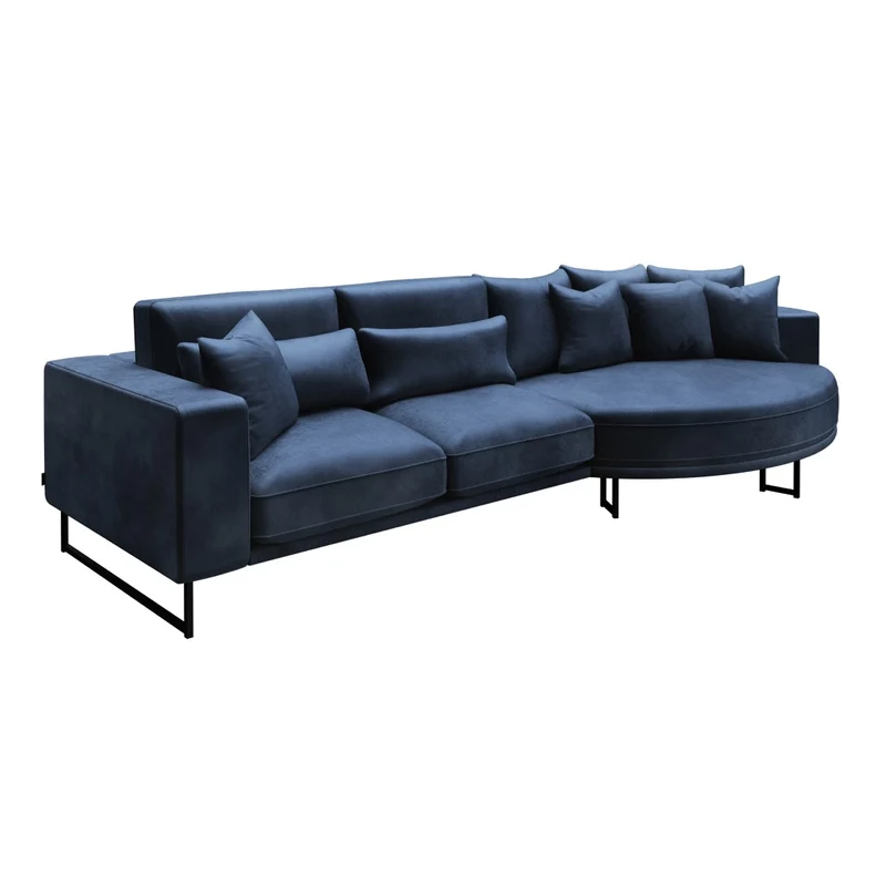 Canapé grand angle droit SUBLIM Velours