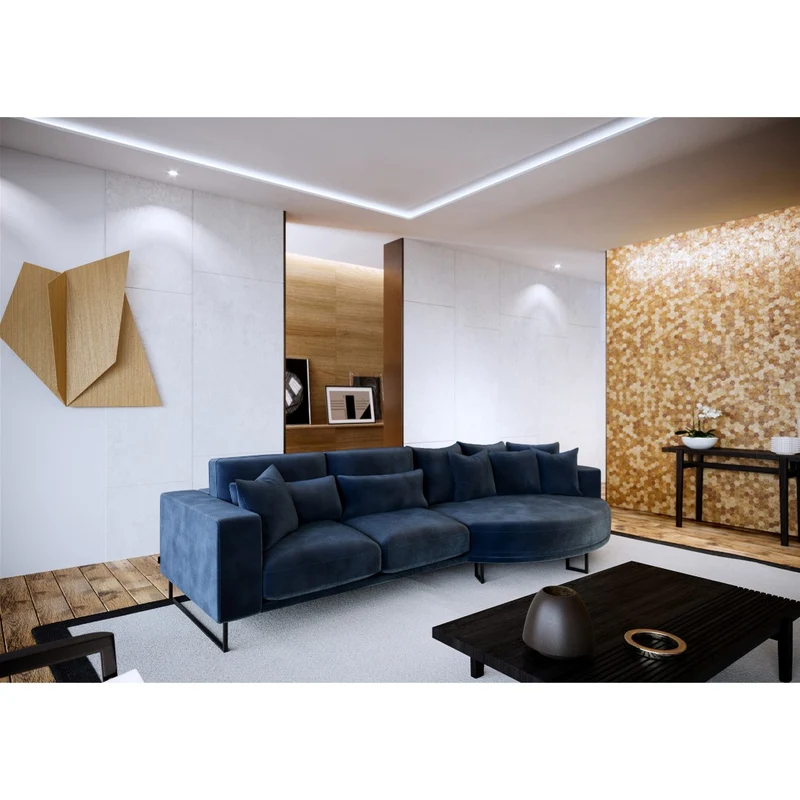 Canapé grand angle droit SUBLIM Velours