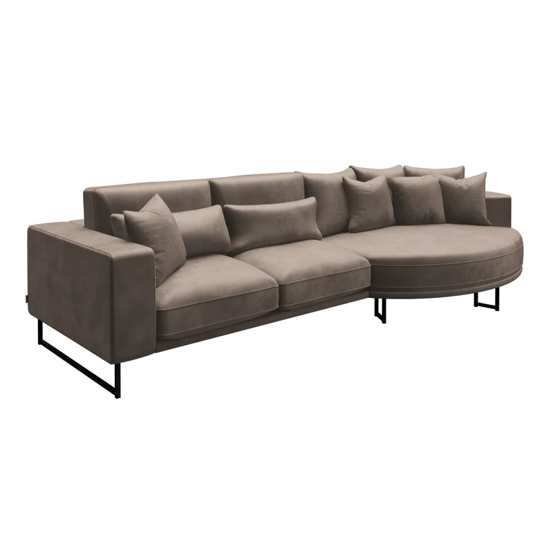 Canapé grand angle droit SUBLIM Velours