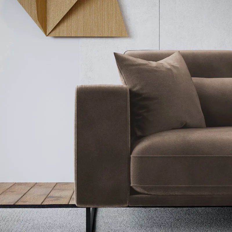 Canapé grand angle droit SUBLIM Velours