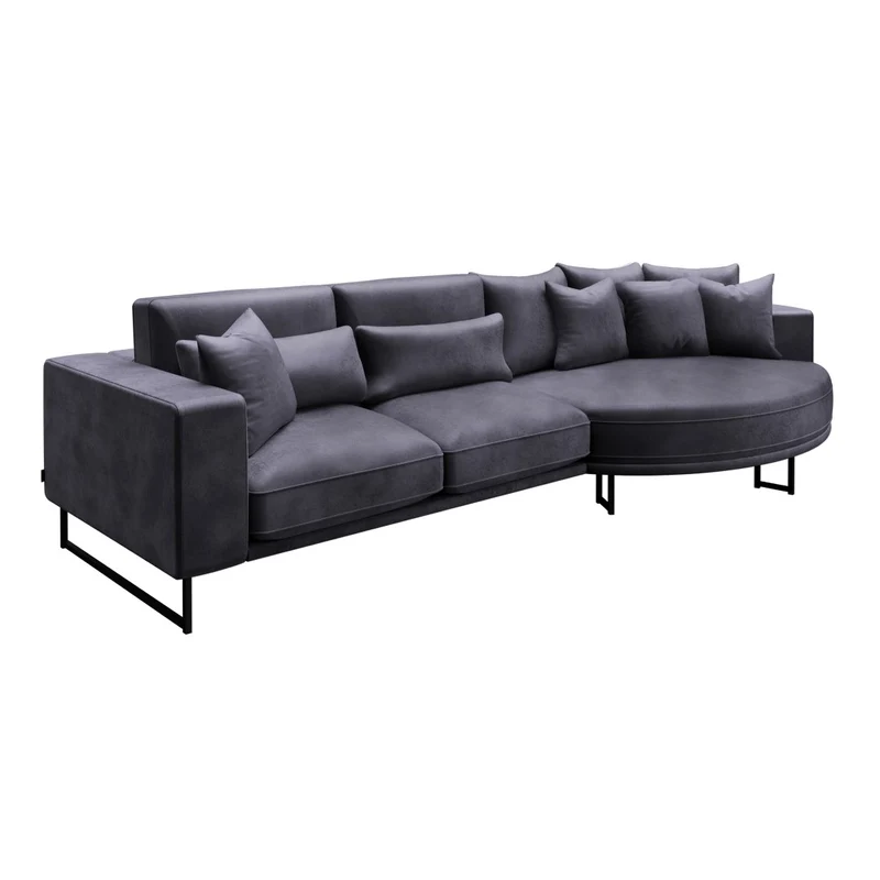 Canapé grand angle droit SUBLIM Velours
