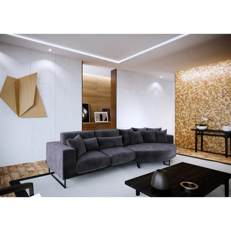Canapé grand angle droit SUBLIM Velours