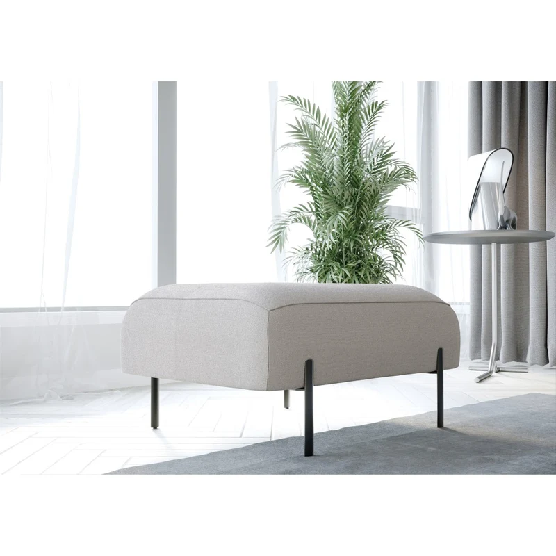 Pouf SVEN Tissu tramé