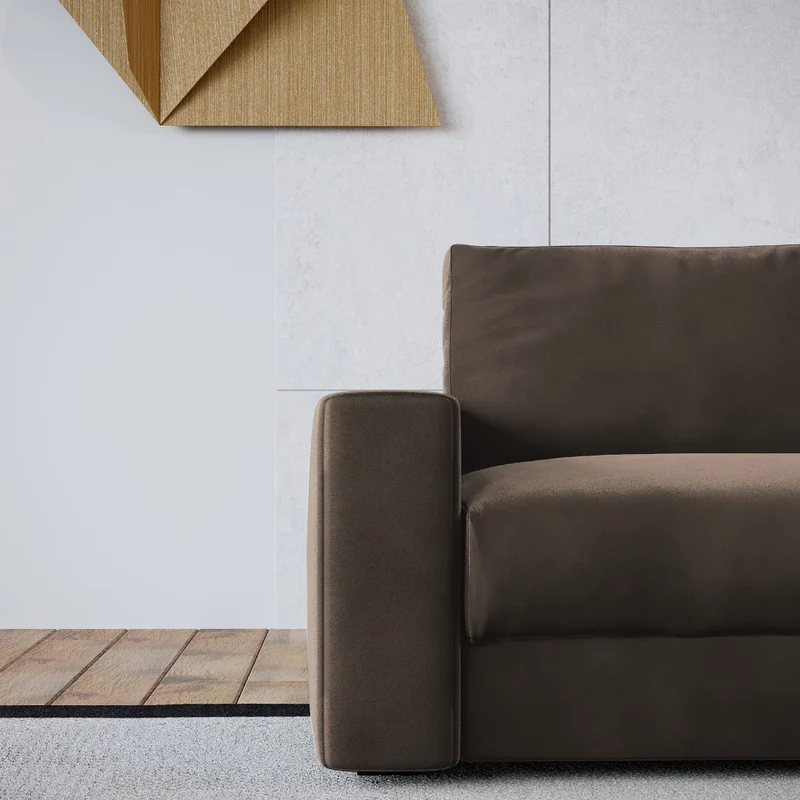 Canapé grand angle droit KARL Velours