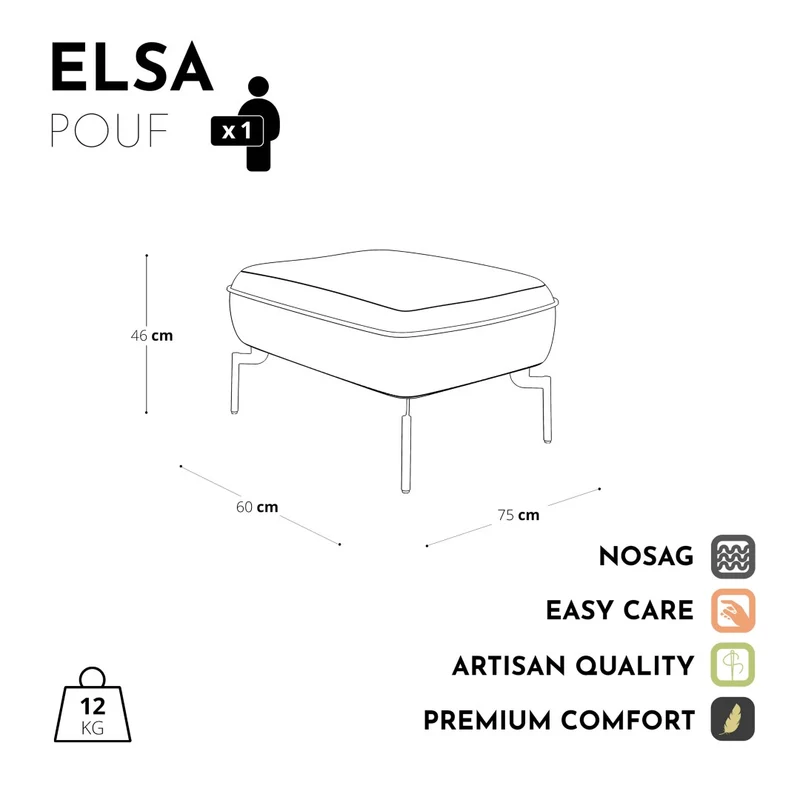 Pouf ELSA Velours