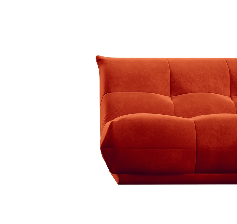 Canapé grand angle droit COZY Velours