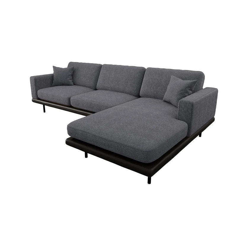 Canapé angle droit PIONI Bouclette