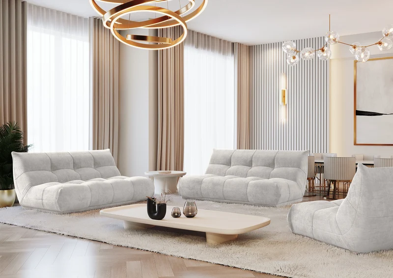 Canapé 3 places COZY Velours côtelé
