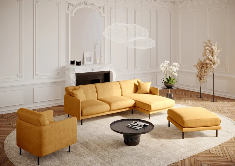Pouf ROBIN Velours