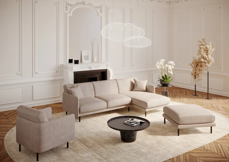 Pouf ROBIN Velours
