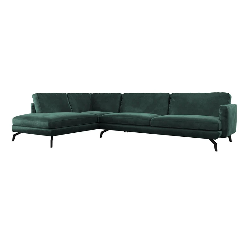 Canapé grand angle gauche UNIC Velours