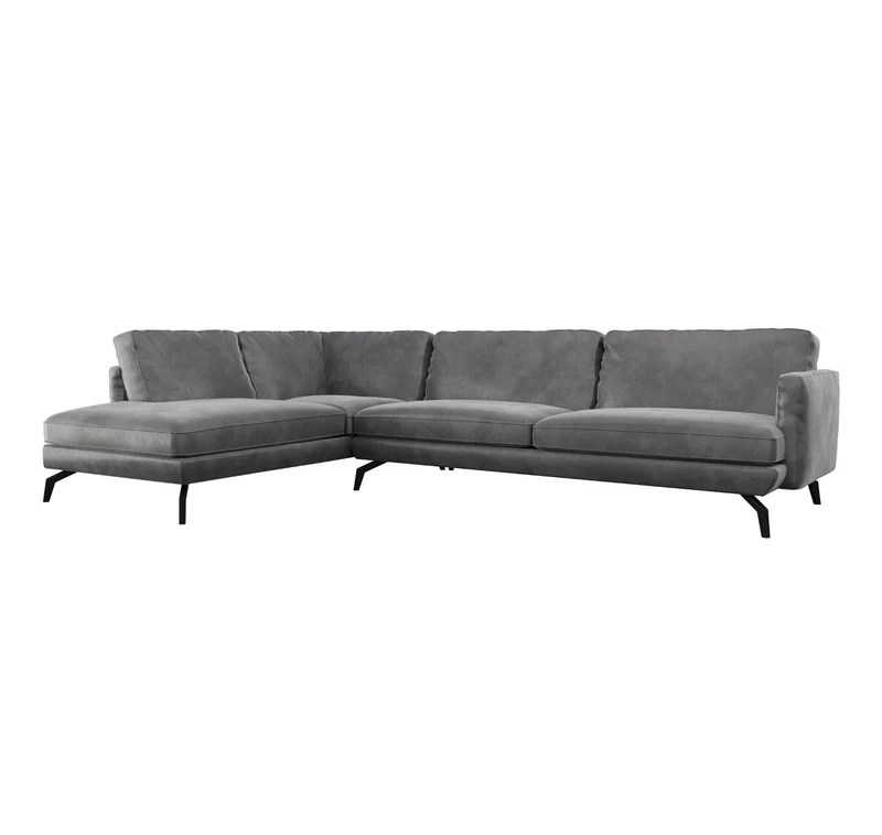 Canapé grand angle gauche UNIC Velours