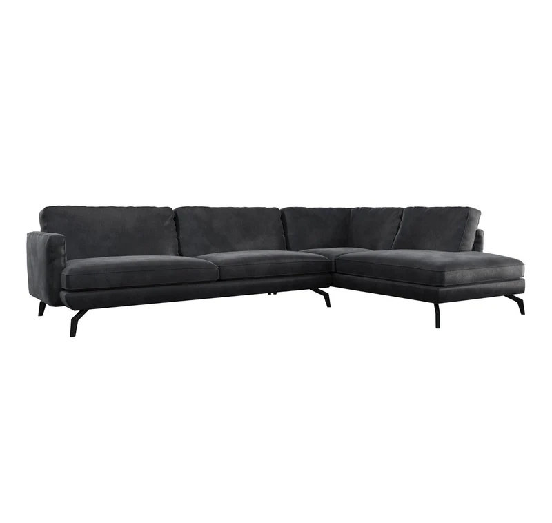 Canapé grand angle droit UNIC Velours