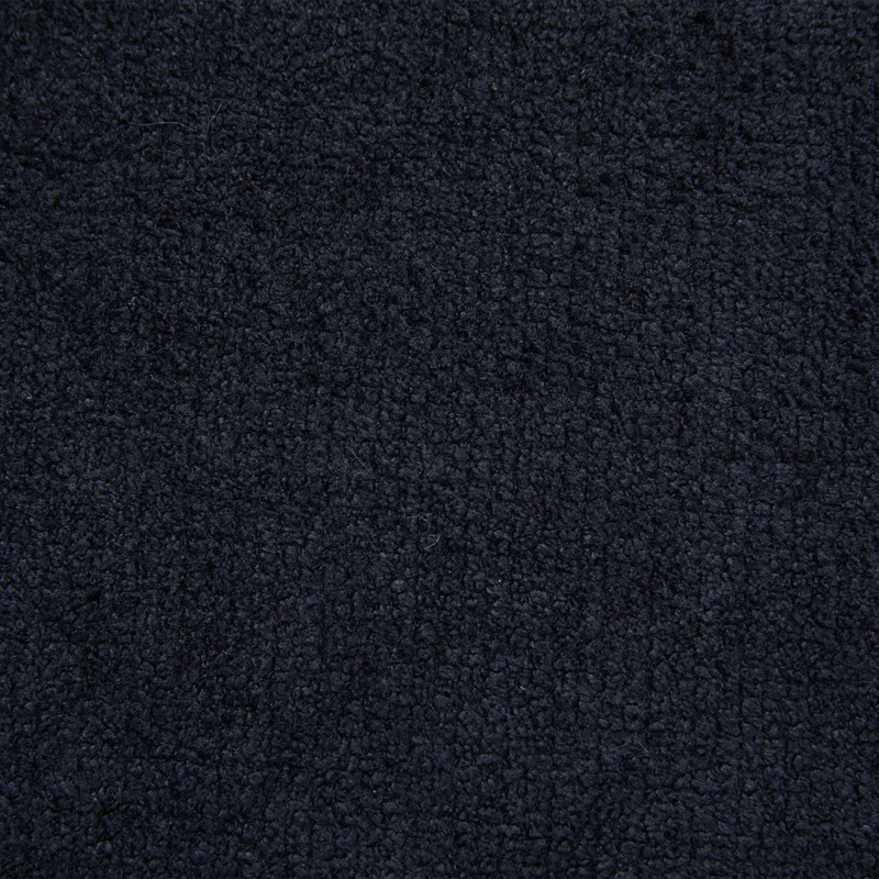 Canapé convertible 2-place en tissu chenille noir avec rangement, USB et porte-gobelet, 139x83x58cm QUASARONYX