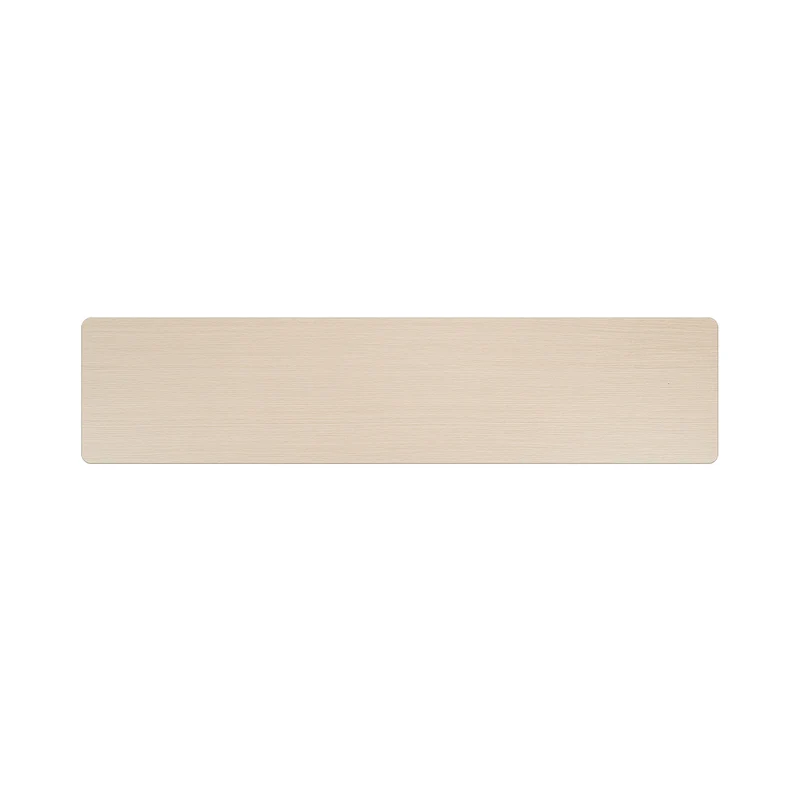 Buffet blanc et effet bois 4 portes 3 tiroirs 160*37*75cm STAANKIL