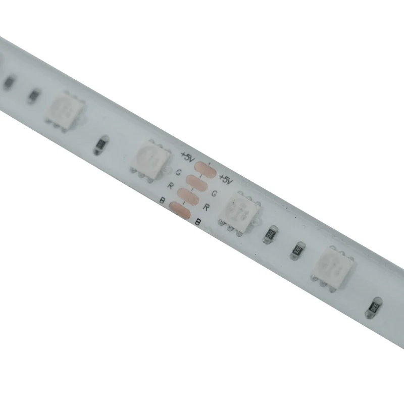 Table de bar extensible rotative moderne blanc avec rangement et bande lumineuse LED THRUTELS WHITE