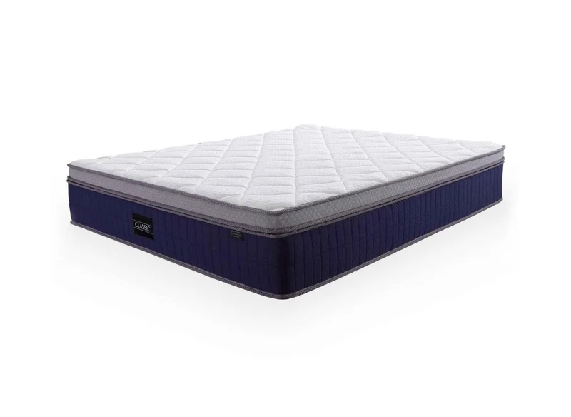 Matelas hybride CLASSIC 140 x 190 cm ressorts ensachés et mémoire de forme épaisseur 31 cm