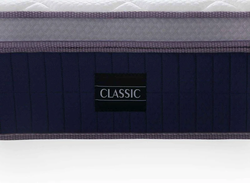 Matelas hybride CLASSIC 140 x 190 cm ressorts ensachés et mémoire de forme épaisseur 31 cm