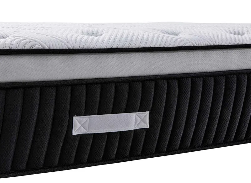 Matelas hybride mémoire de forme 140 x 190 cm épaisseur 37 cm - PILLOW