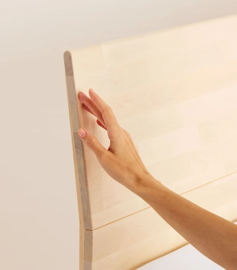 Tête de lit en bois - Bois clair