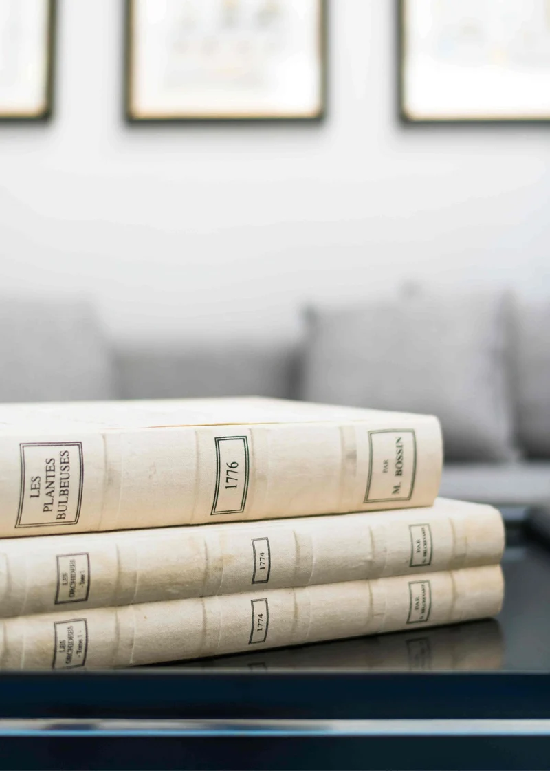 Livre Herbier Boîte de rangement en bois