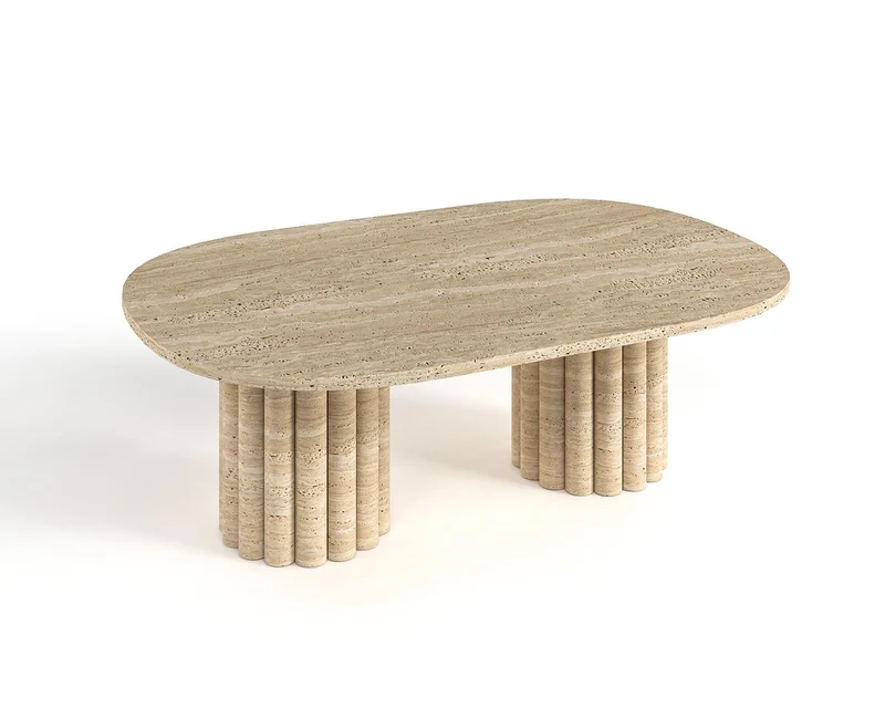 Table basse - Travertin - Octopus