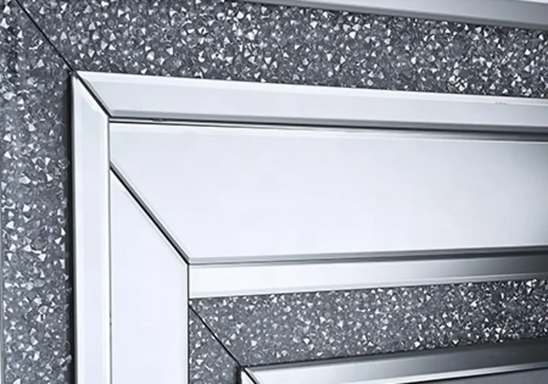 Cheminée électrique design miroir - Ava
