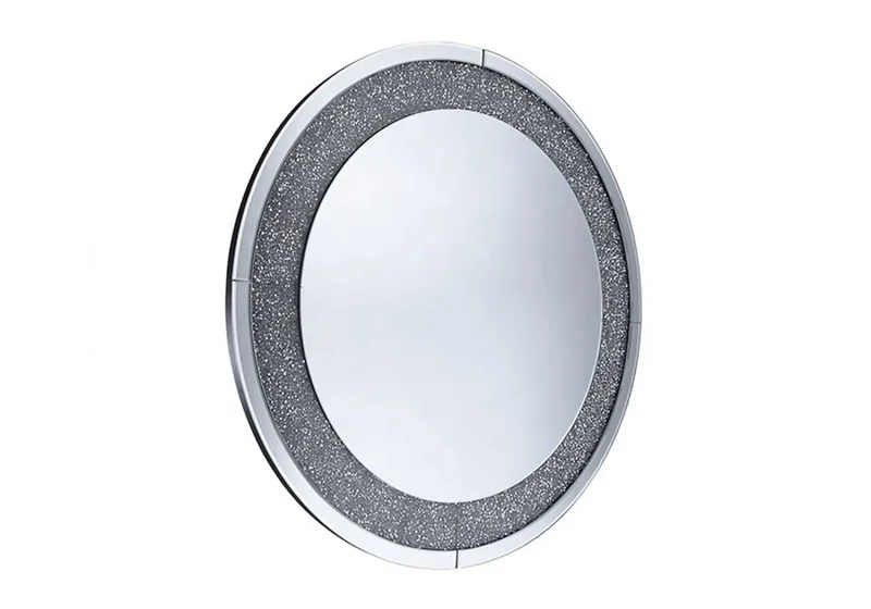 Miroir rond design diamant - Ava