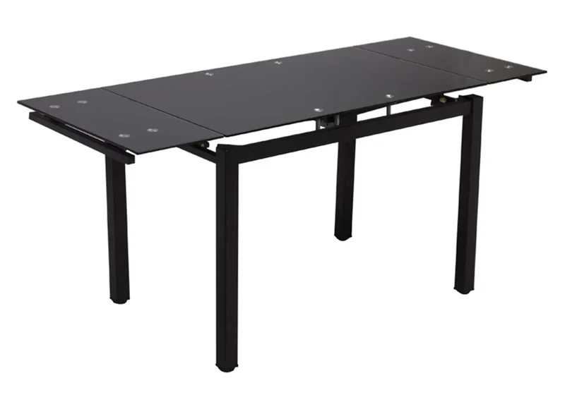 Table extensible 6 chaises noir - Fly