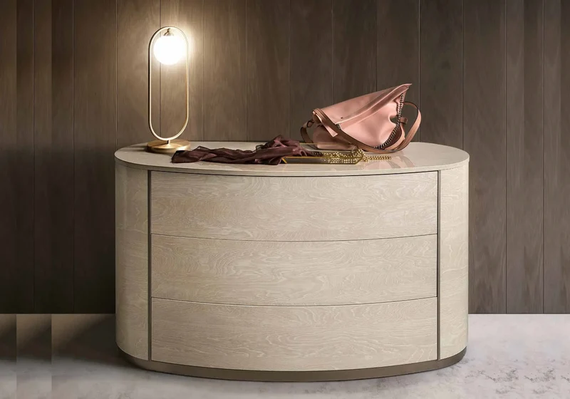 Chambre complète capitonné sable MIYA