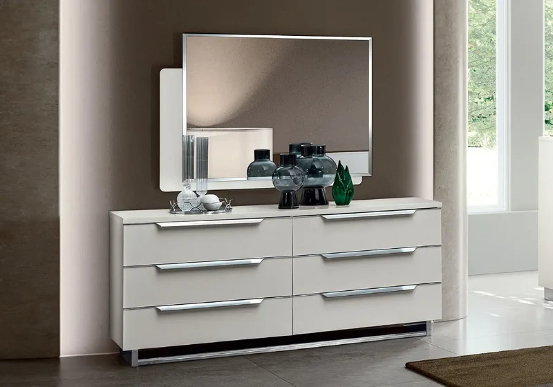Chambre complète laquée blanc RINA