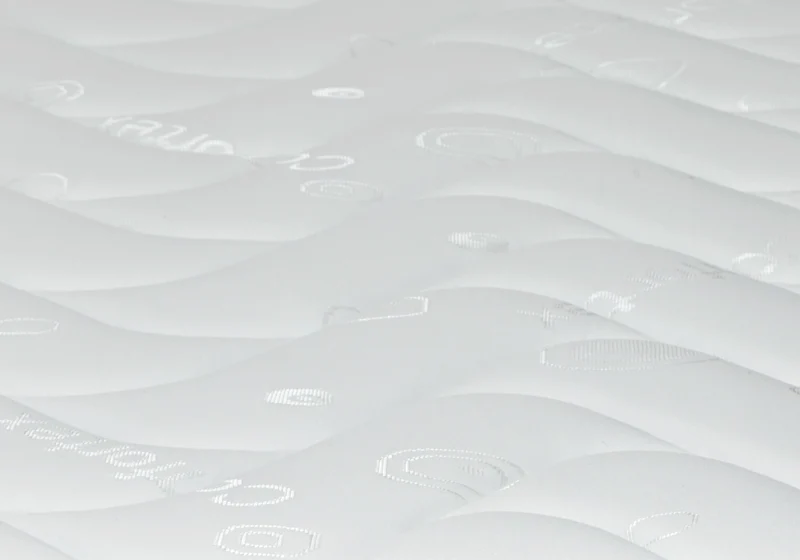 Matelas mousse confort aéré 20 cm - Perle